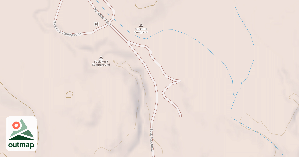 Map of BUCK ROCK