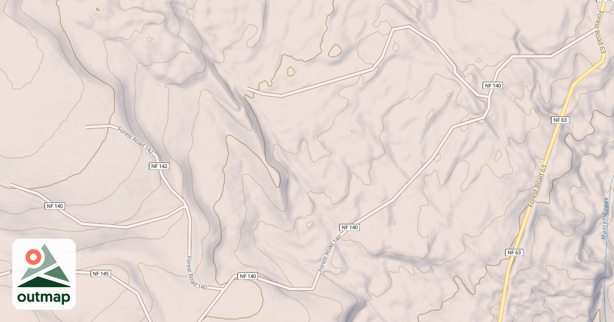 Map of USFS Motor Vehicle Use Map Roads {73A34236-0A5C-4E1B-A037-577554538674}