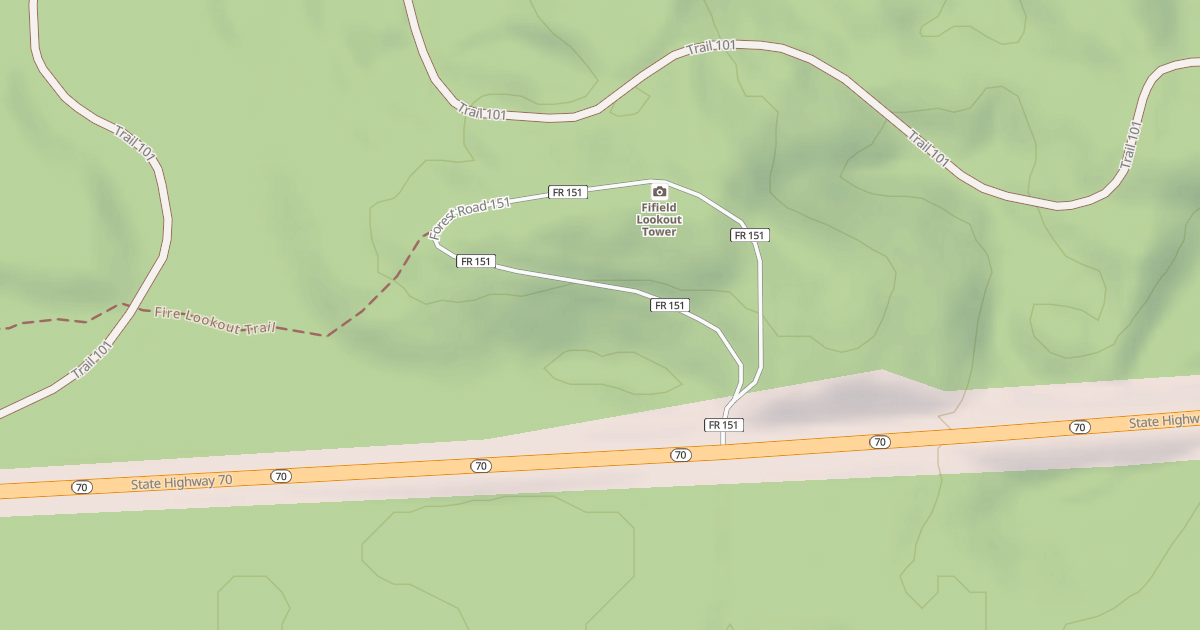 Map preview of FR 151