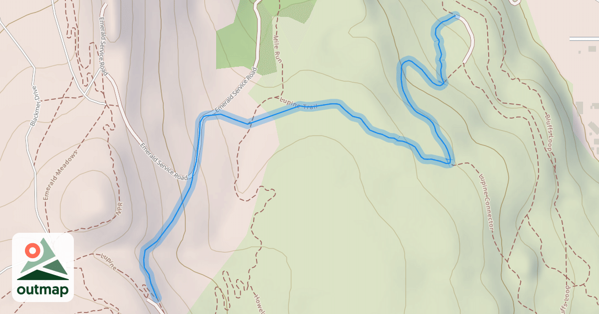 Map of Lupine Trail