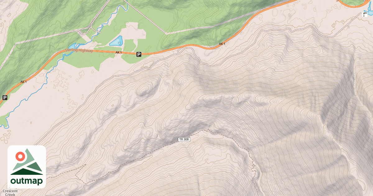 Map of OLD STERLING SPUR