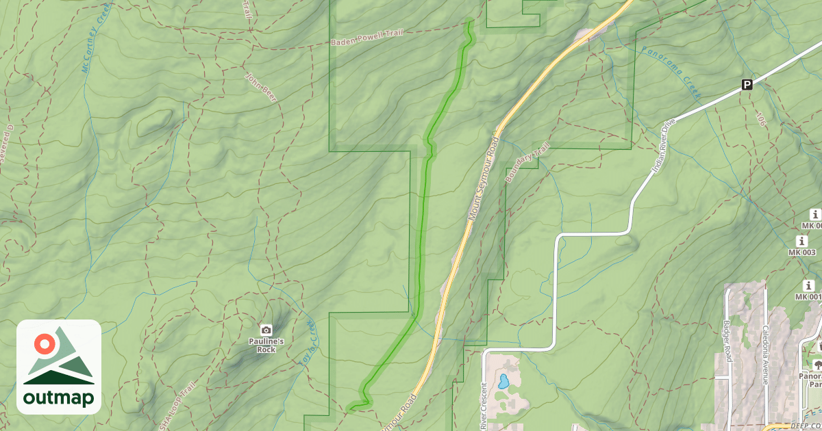 Map of Old Buck