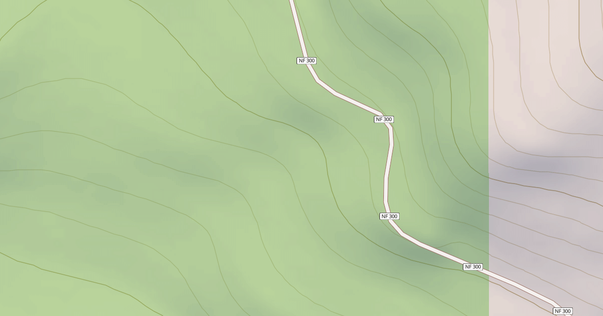 Map preview of USFS Motor Vehicle Use Map Roads {00F817EA-0D29-46BE-AA95-6E09404FC8FF}