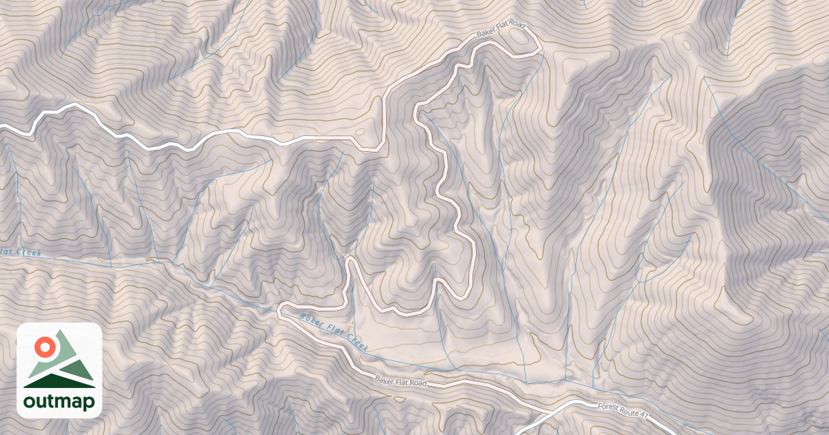 Map of BAKER FLAT