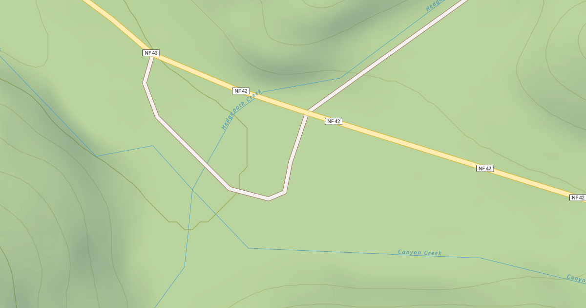 Map preview of USFS Motor Vehicle Use Map Roads {41E4E81A-100B-446E-8050-4A780DBE7D60}