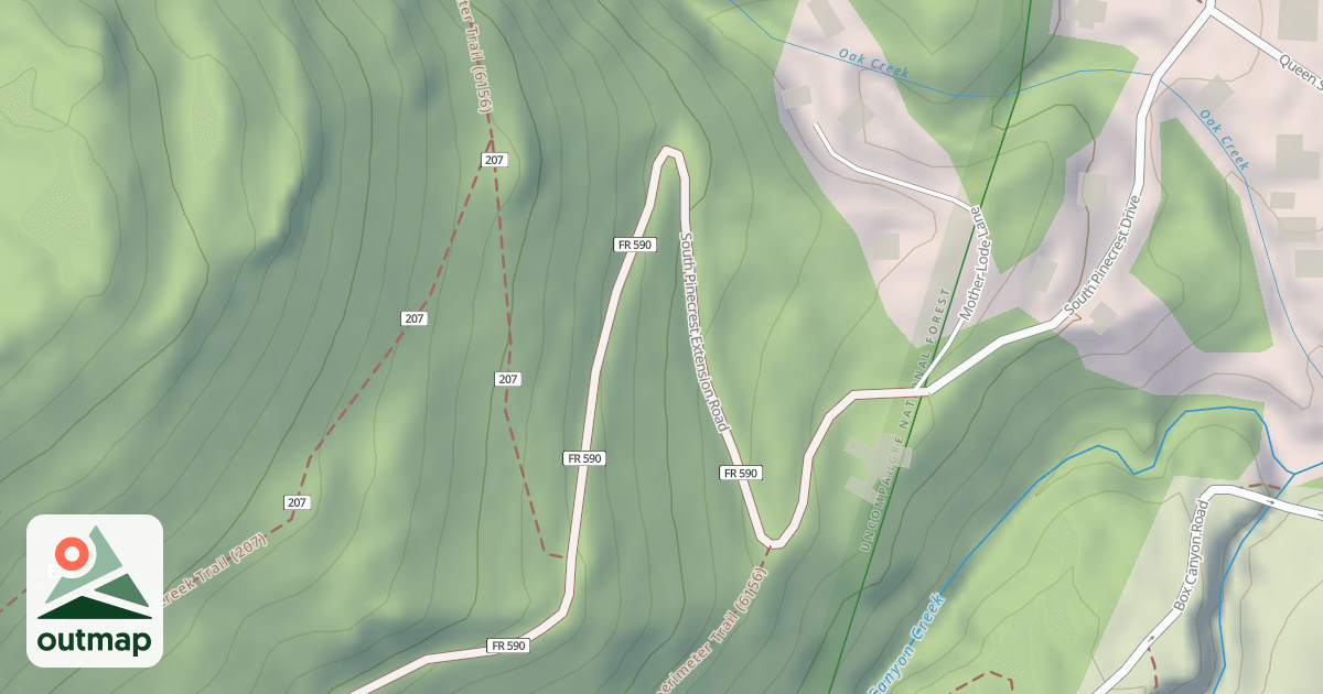 Map of SO PINECREST EXTENSION