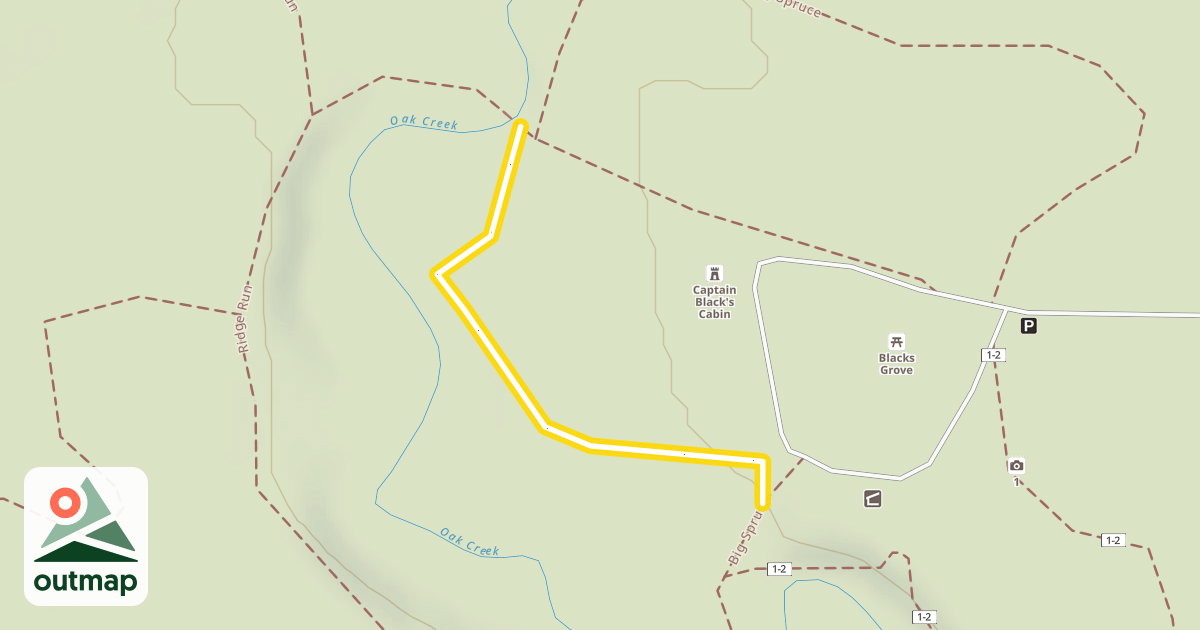 Map of Big Spruce