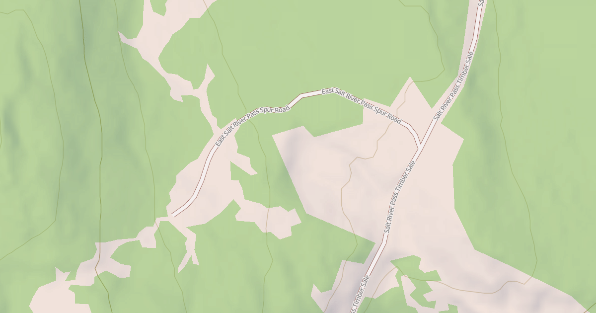 Map preview of E SALT RIVER PASS SPUR