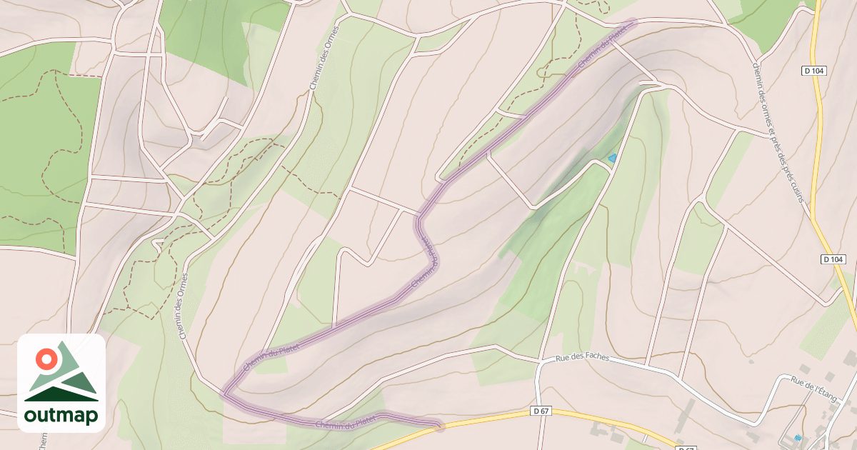 Map of Chemin du Platet