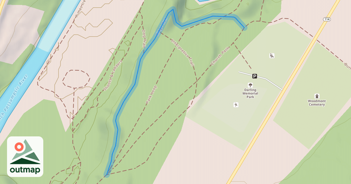 Map of Ridge Run