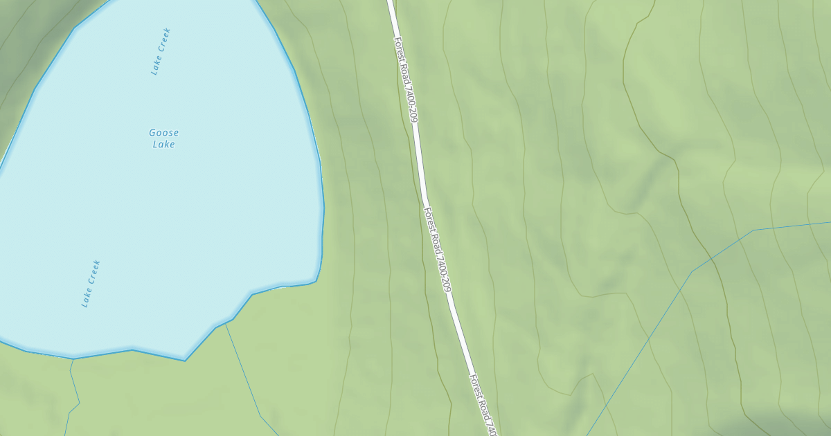 Map preview of GOOSE LAKE