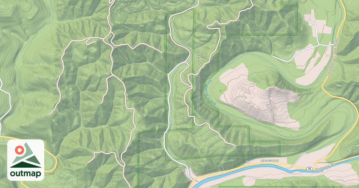 Map of GREEN CREEK