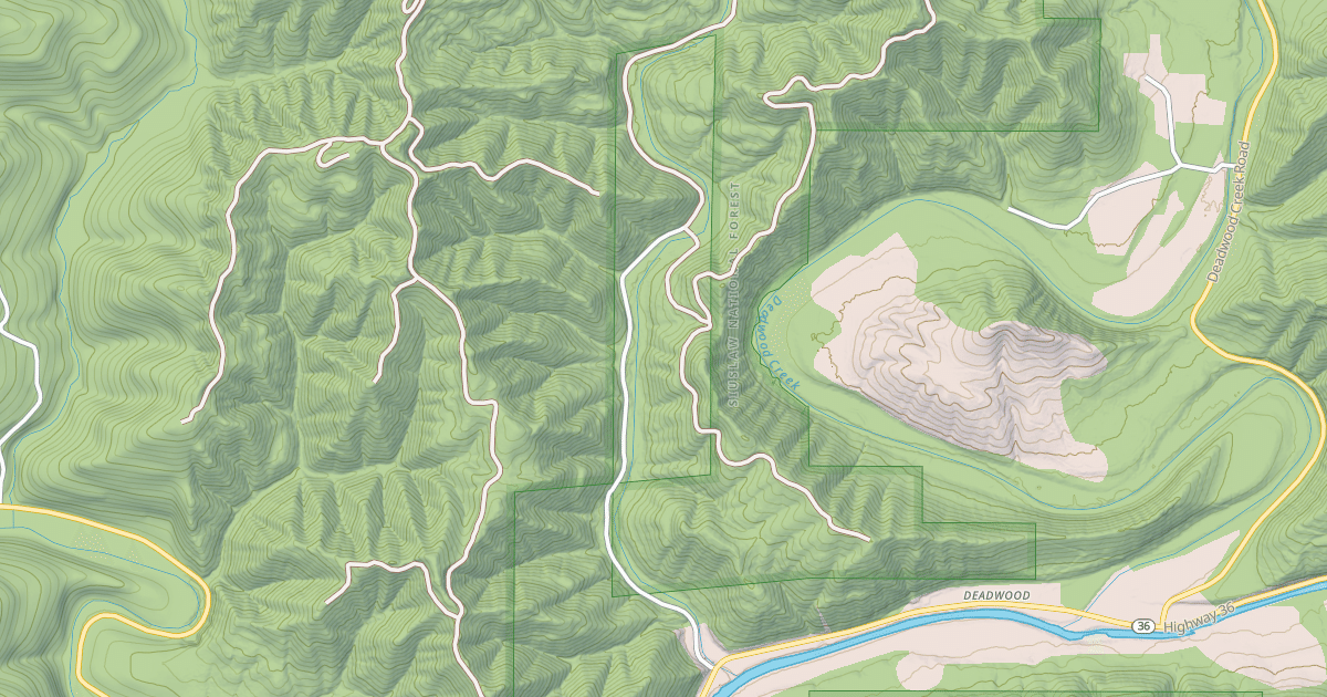 Map preview of GREEN CREEK