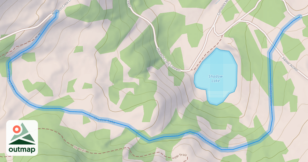 Map of Shadow Lake