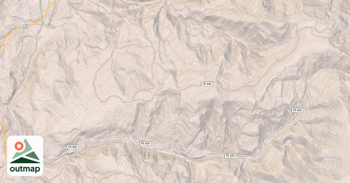 Map of LITTLE RIO GRANDE