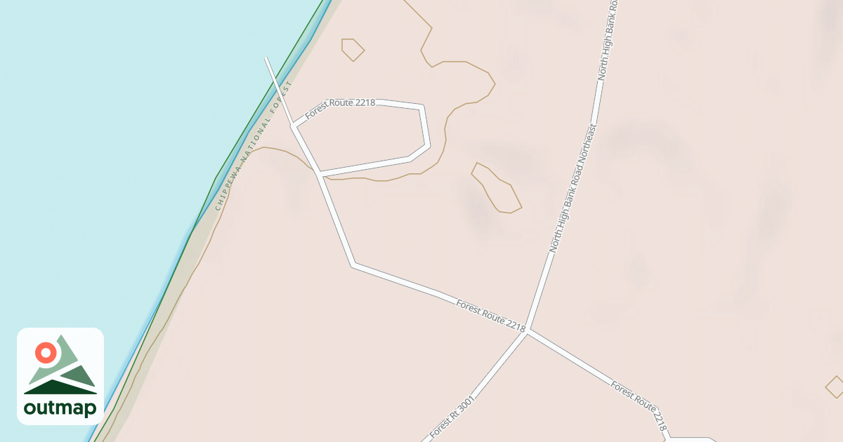 Map of BIRCHES BOAT ACCESS