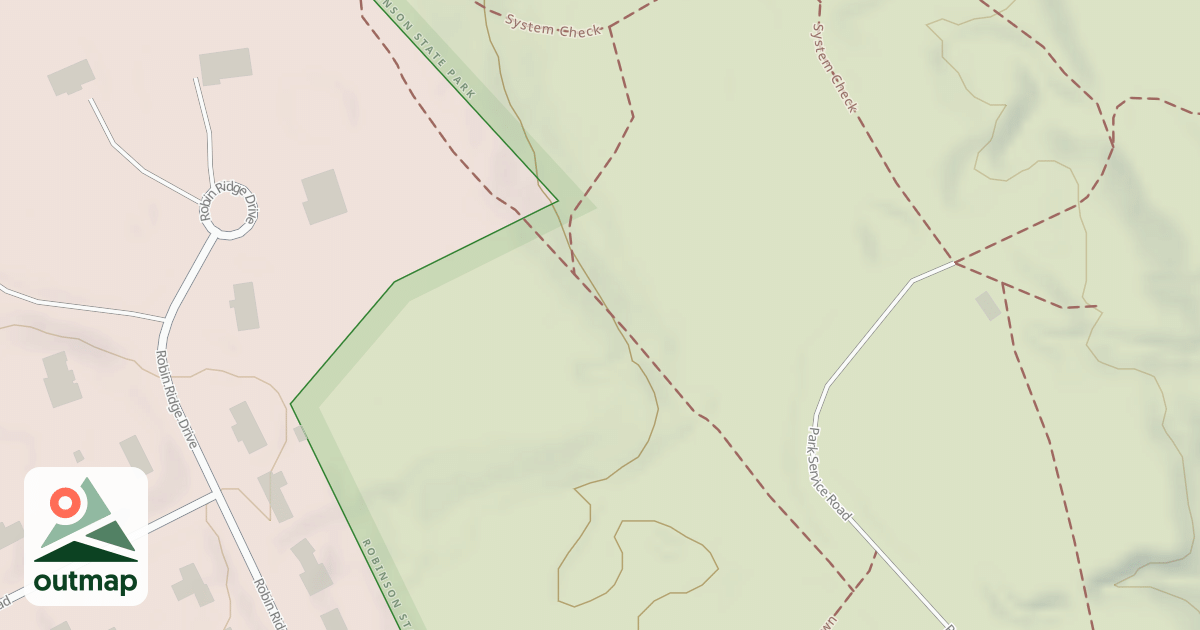 Map of White Trail