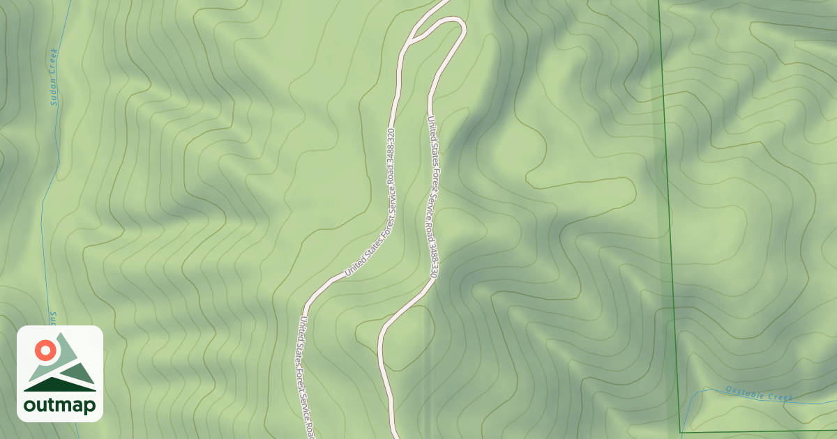 Map of USFS Motor Vehicle Use Map Roads {2D7BFCB2-9B74-4F37-B3B7-7CAF09F6017F}