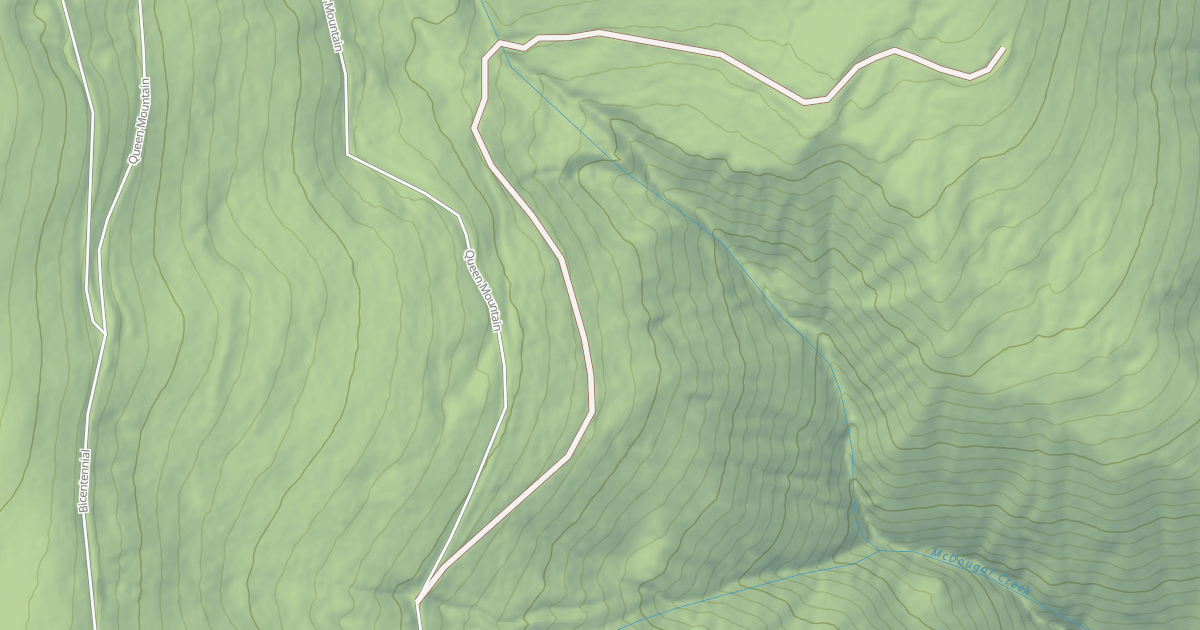Map preview of QUEEN MOUNTAIN C