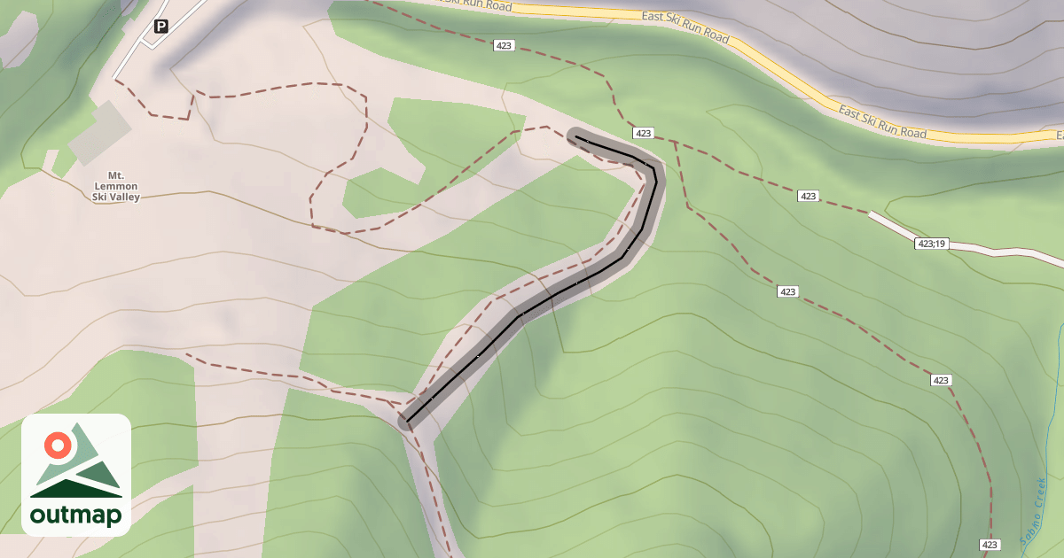 Map of Rick's Run