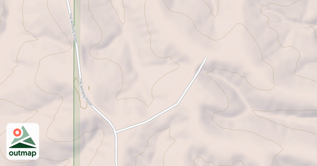 Map of LITTLE RIDGE SPUR