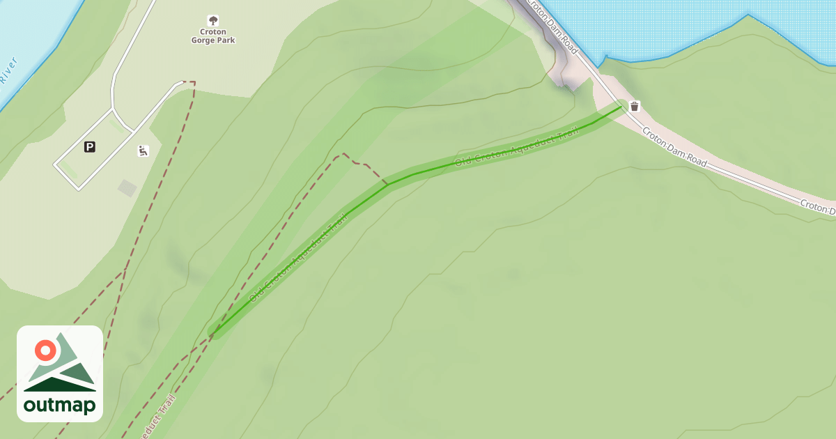 Map of Old Croton Aqueduct Trail