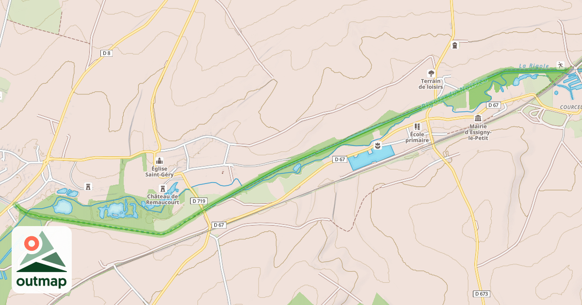 Map of Single Berge du Noirieu