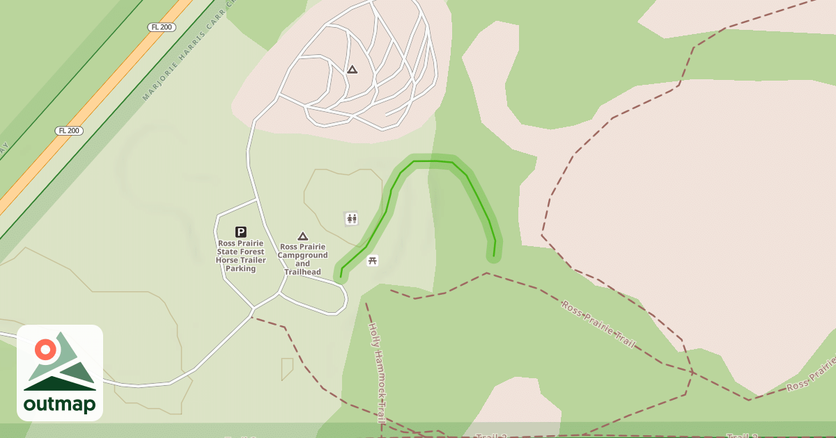 Map of Ross Prairie Connector