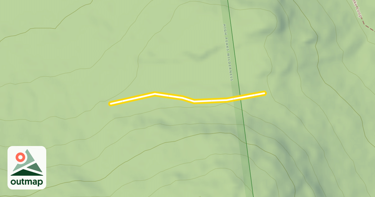 Map of Ski Slope Cutover