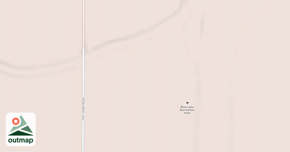 Map of BLUE LAKE ROAD