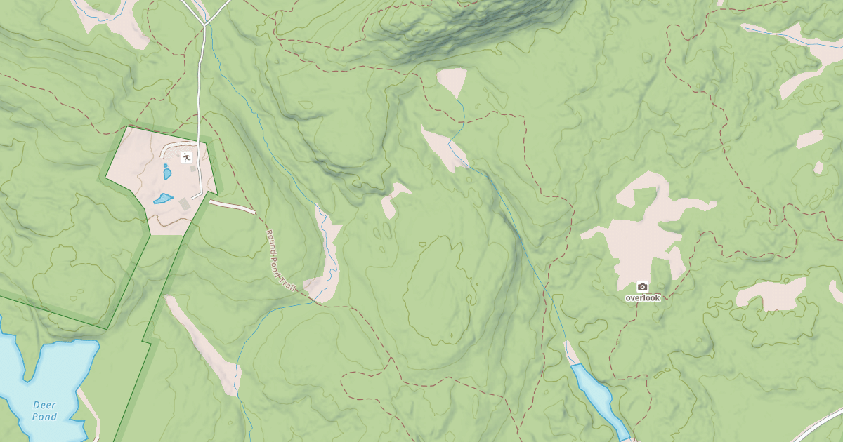 Map preview of Mountain trail