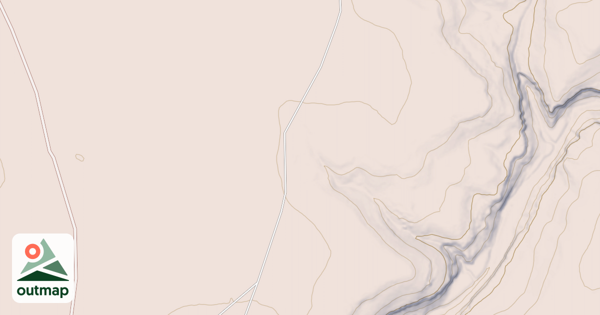 Map of MESTENO CANYON ROAD