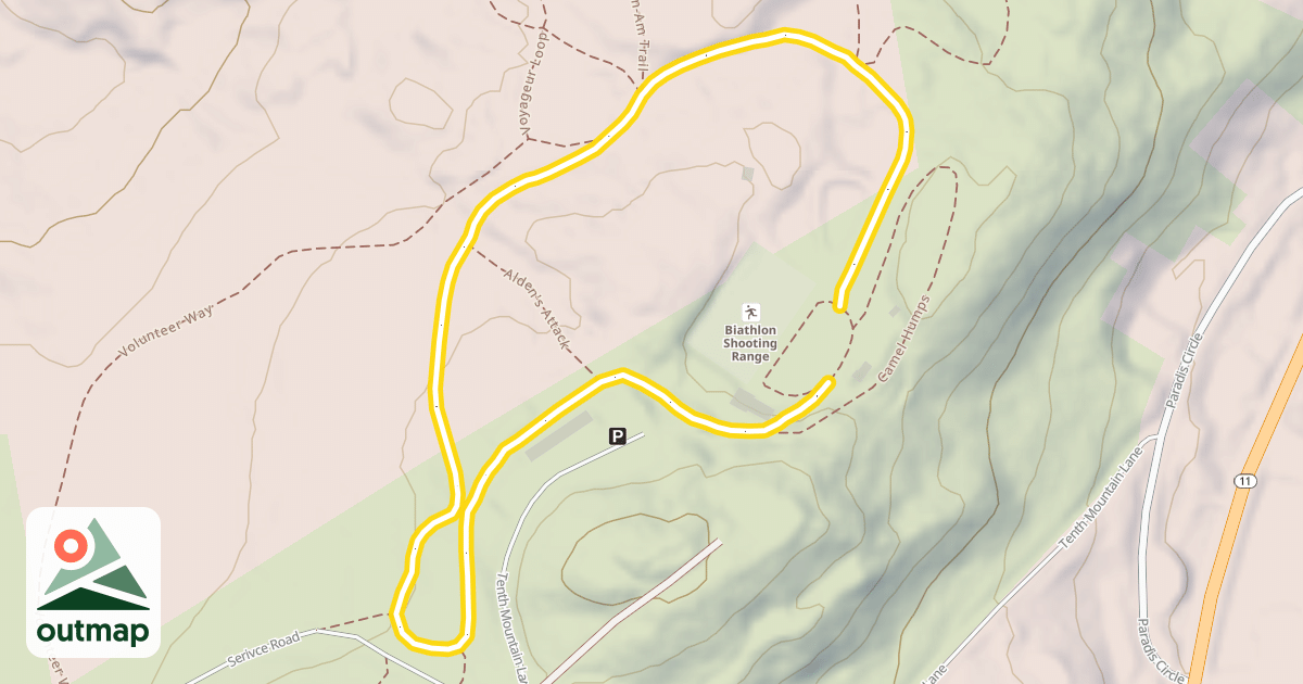 Map of Waska Loop