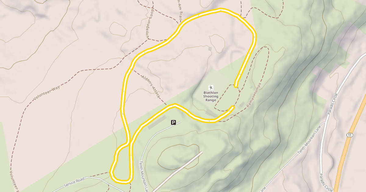 Map preview of Waska Loop