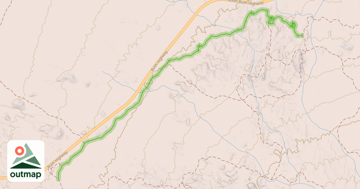 Map of Bush Lite West