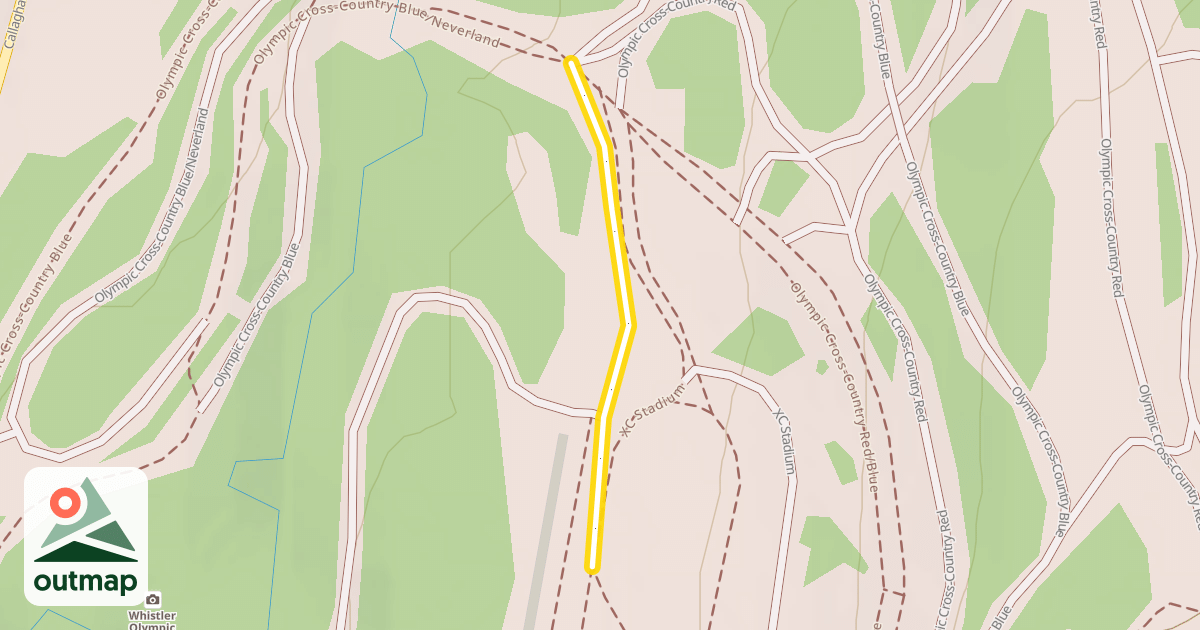 Map of Neverland Trail