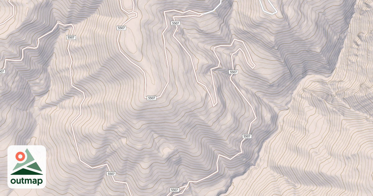 Map of BUTLER SADDLE