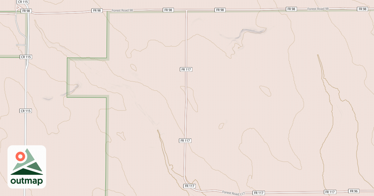Map of ROAD 117