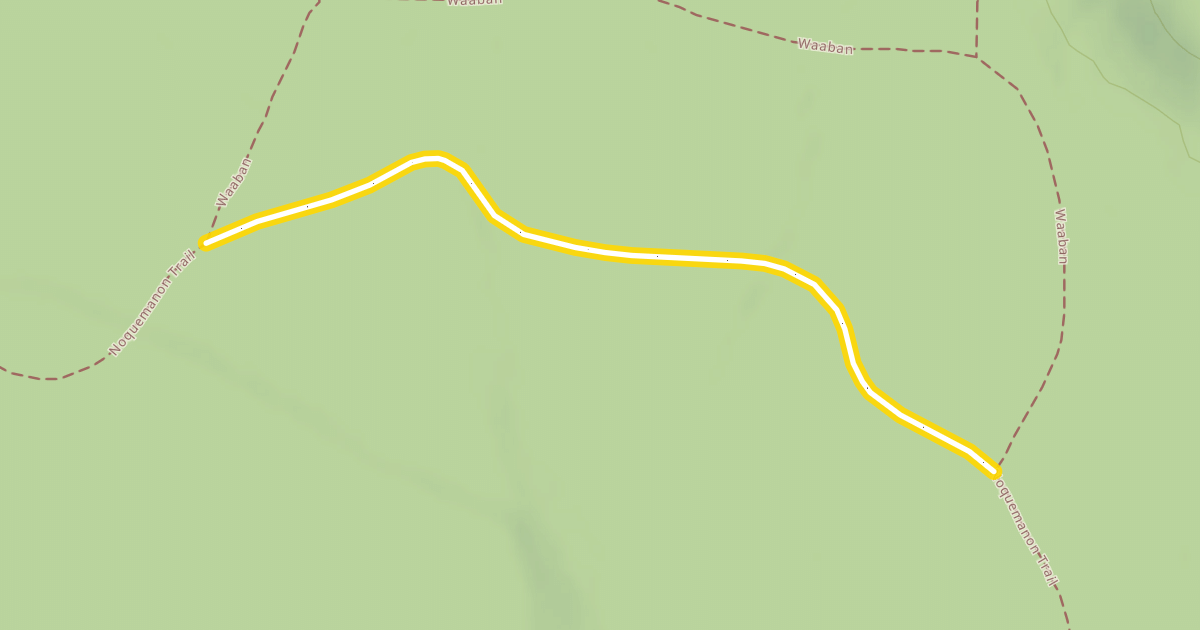 Map preview of Noquemanon Trail