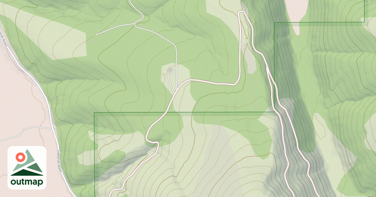 Map of (FDR) REIMEL CREEK