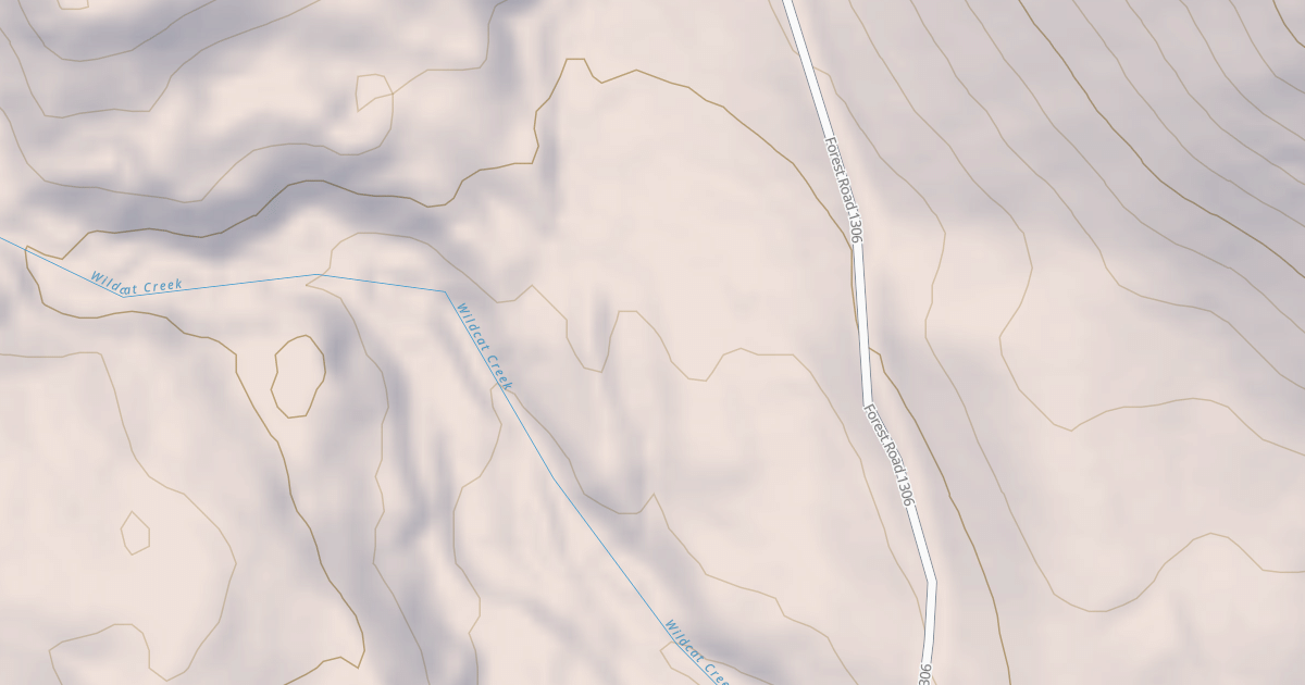 Map preview of USFS National Forest System Roads {6953E98D-D4AA-4BAB-A0BB-3AB2103D0B2A}