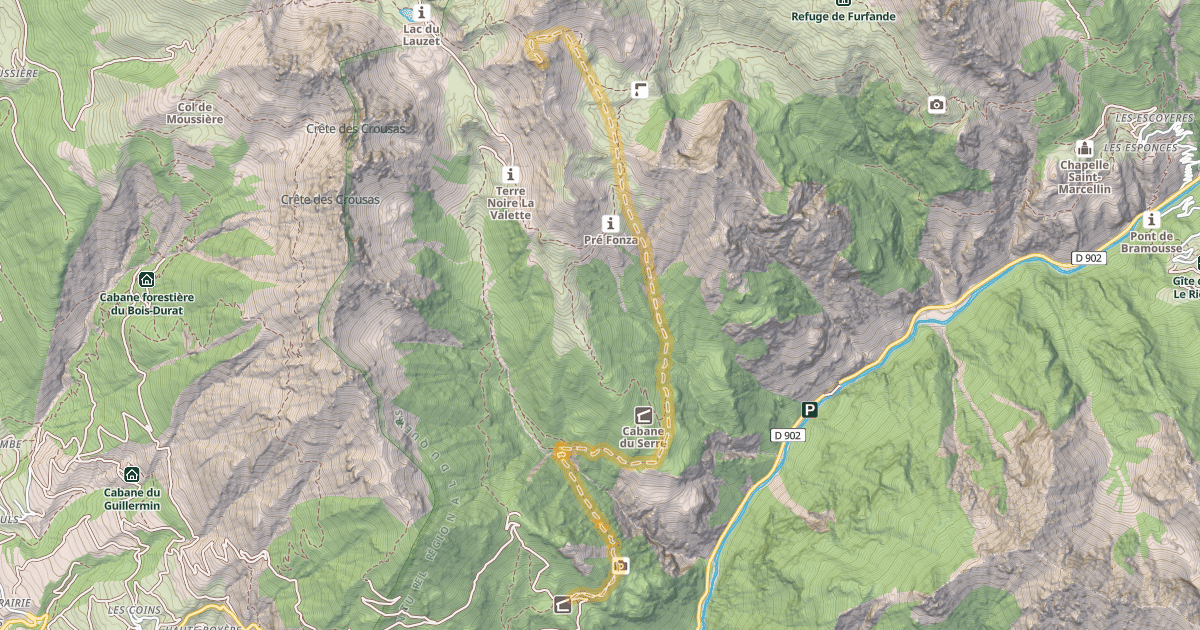 Map preview of Le Testas — L'Escorna