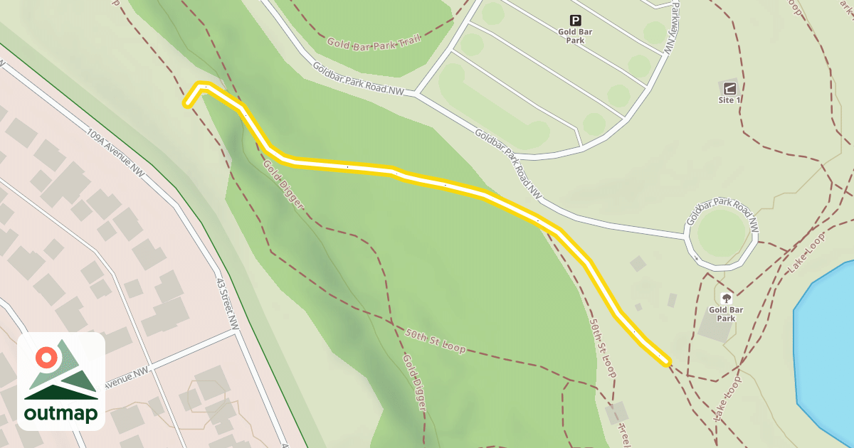 Map of 50th St Loop
