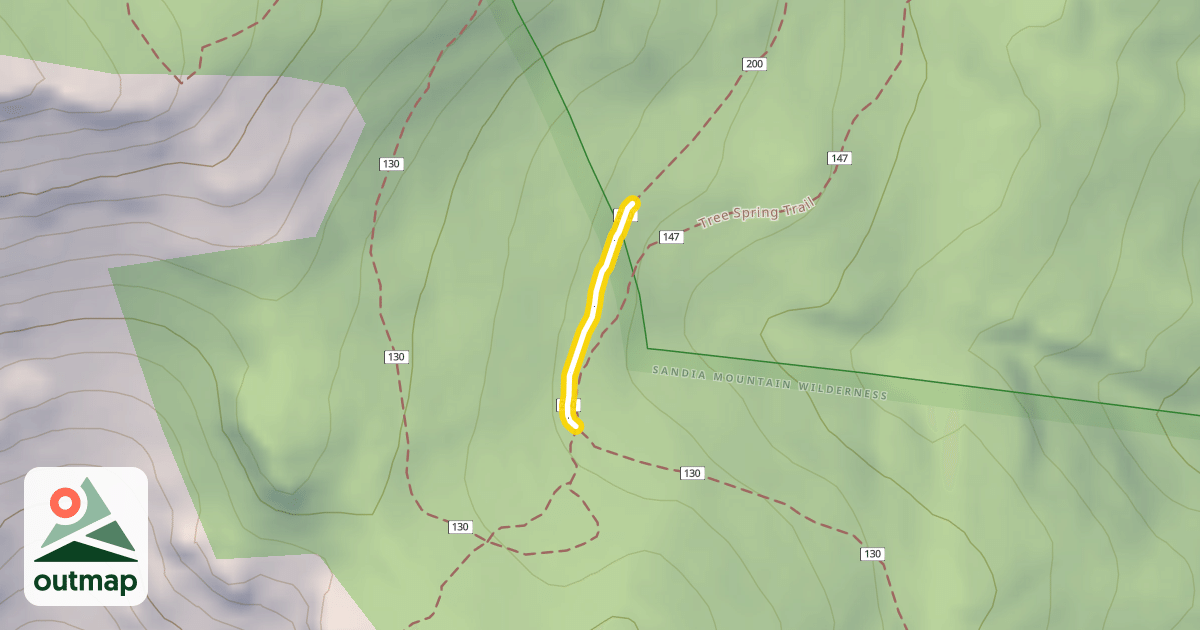 Map of 10K Trail South