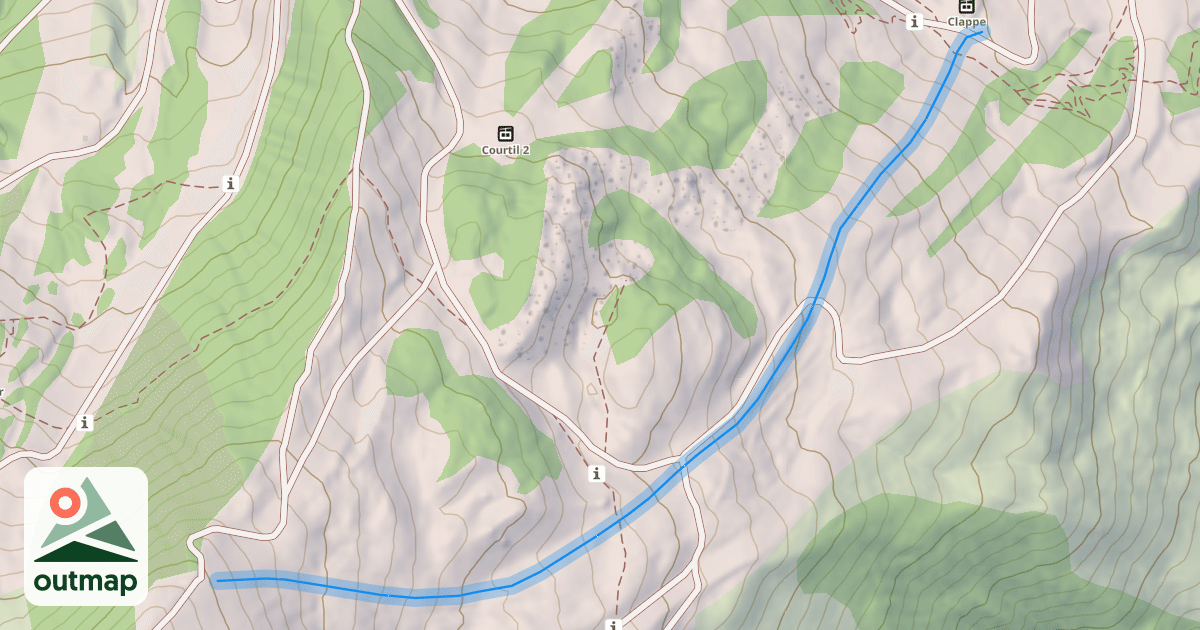 Map of Bretelle