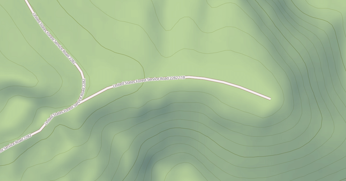 Map preview of USFS National Forest System Roads {B7BF2951-8709-4696-B163-C5083DCBC631}