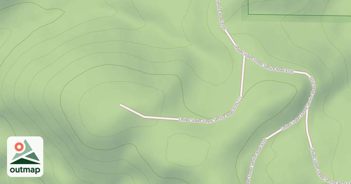 Map of USFS Motor Vehicle Use Map Roads {EE4EAF52-98C9-4E94-B132-A8EBDEB14A32}