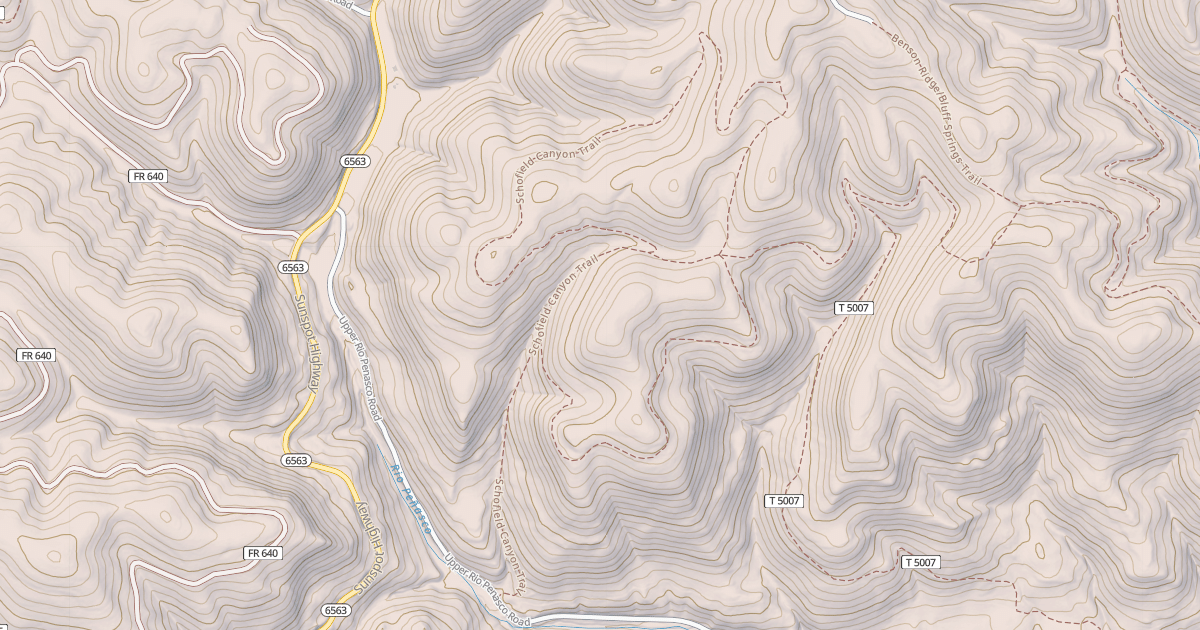 Map preview of SCHOFIELD CYN
