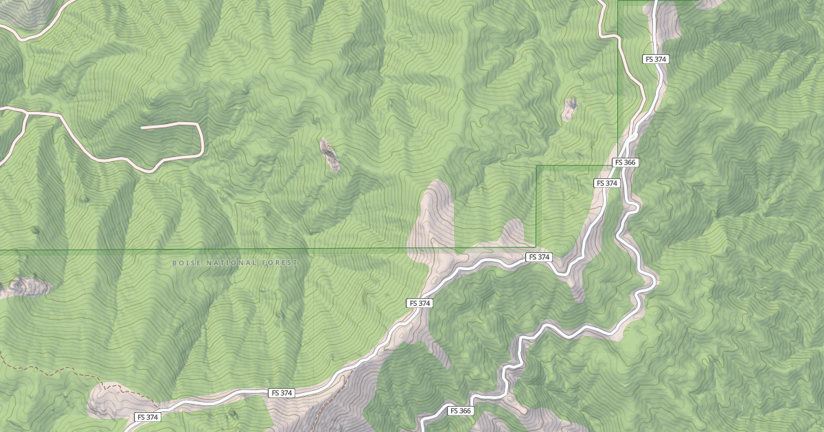 Map preview of HARRIS CREEK SUMMIT