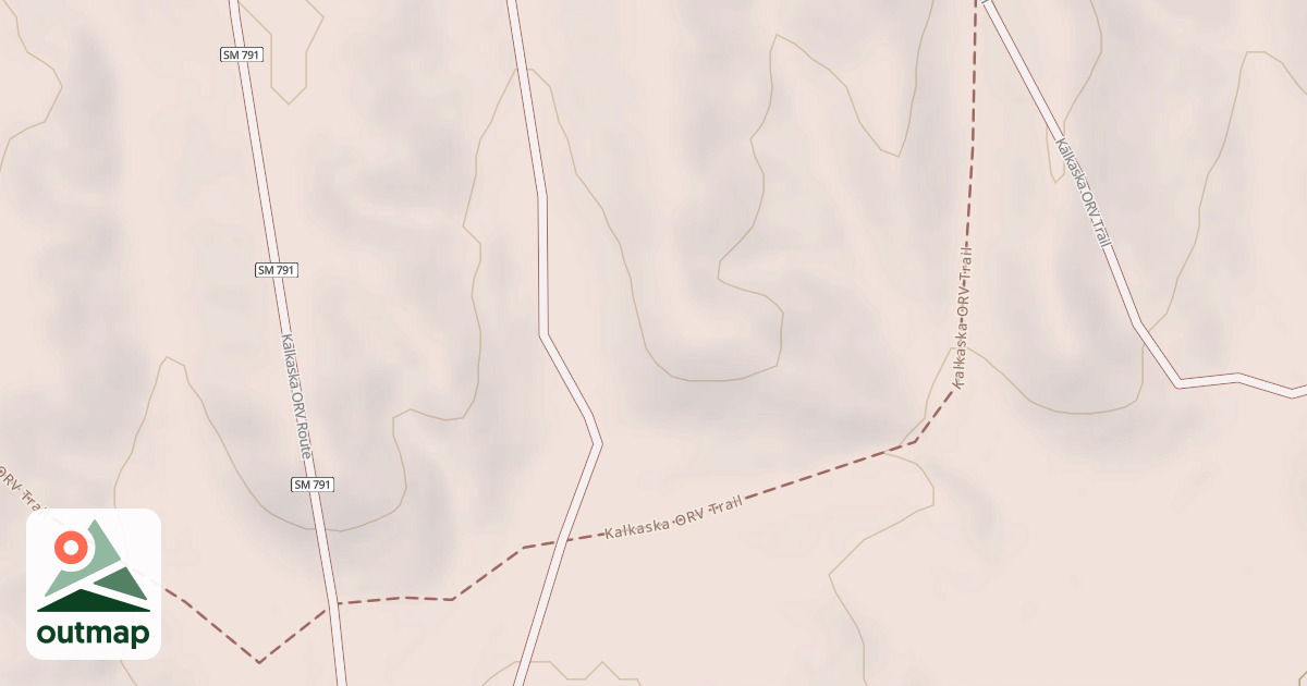 Map of Kalkaska Trail